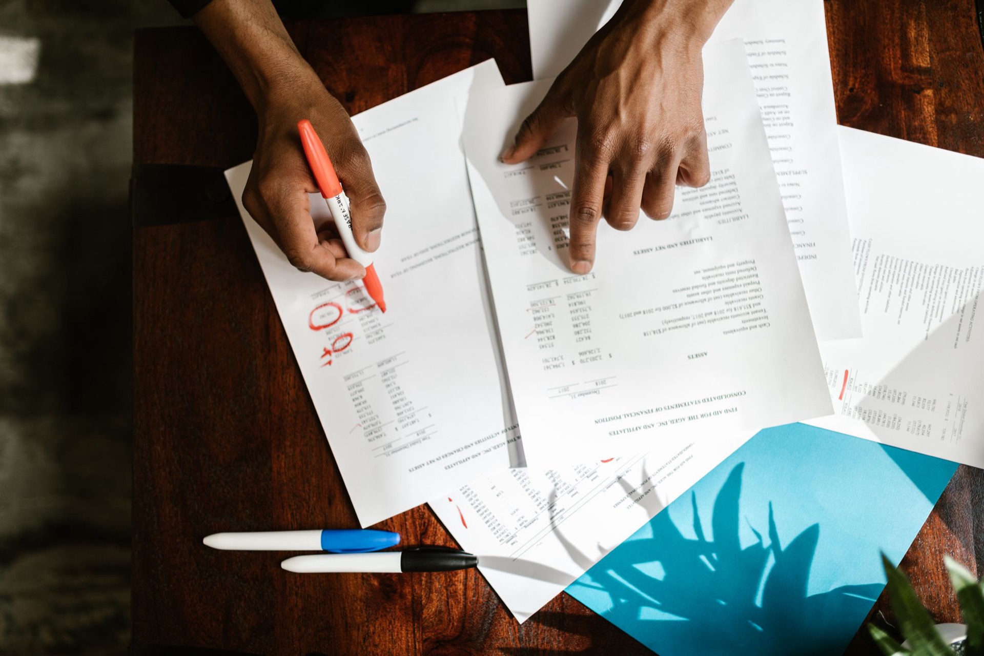 Reviewing the contract and title documents before signing